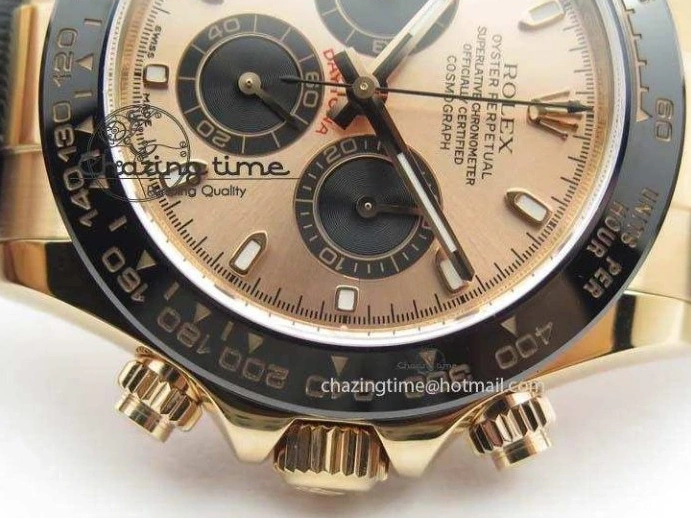 MiroTime 0315 Daytona 116515 Noob 1:1 Best Edition RG Black Dial On Black Leather Strap A NewStyle 3789